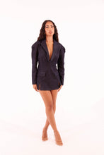 Load image into Gallery viewer, SNÖH Plunge Dress in Denim